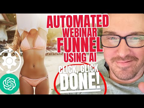 Watch Me Build An Automated Webinar Sales Funnel To Sell Online Courses FAST – Using AI!  [Video]