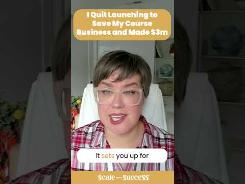 Quit Launching to Save My Course Business and Made $3m [Video]