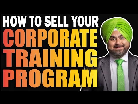 How To Sell Your Corporate Training Program? I Selling your online course I Corporate Training [Video]