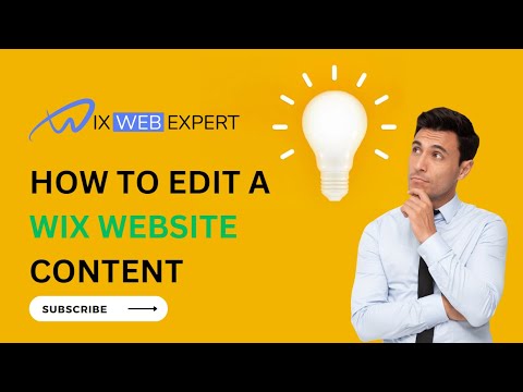 How to change content on wix website very easily ?  | Wix Web Expert [Video]