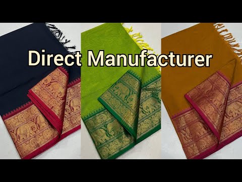 kanchi cotton sarees | South cotton sarees | Sarees Online Shopping [Video]