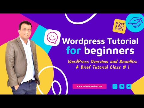 “Mastering WordPress: Your Ultimate Guide to Effortless Website Creation and Management, Class #1” [Video]