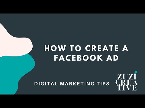 How To Create An Ad In Meta and Facebook | Social Media Marketing | ZuziCreative [Video]