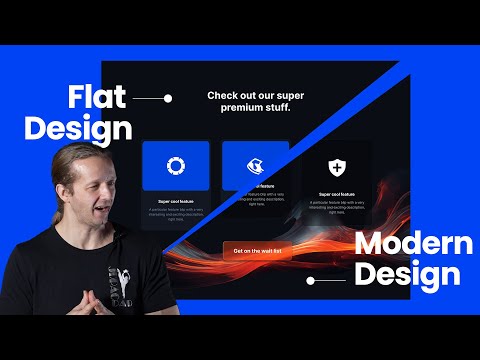 Flat Design vs Modern Design Trends for UI [Video]