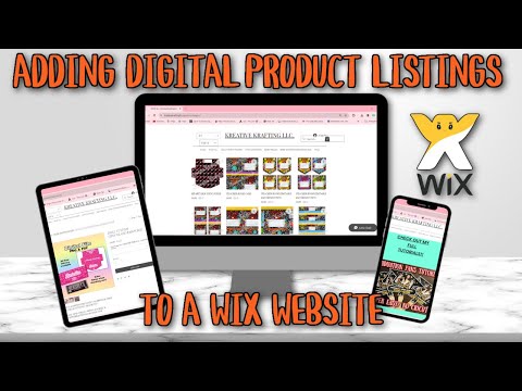 HOW TO SELL DIGITAL PRODUCTS ON YOUR WEBSITE/ WIX WEBSITE/ DIGITAL CONTENT BUSINESS/ SUPER EASY!! [Video]