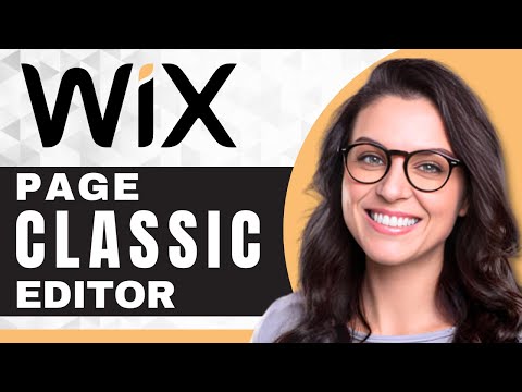 How to Use Wix Classic Page Editor | Wix For Beginners [Video]