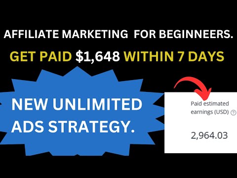 How I Made $1,648 Easily With Free Affiliate Marketing Strategy | Easy Online Business For Beginners [Video]