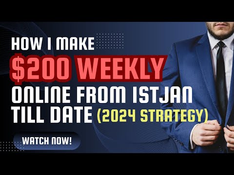 I Started The Year With an Online Business Strategy That Makes Me $200 WEEKLY (Join me now) [Video]
