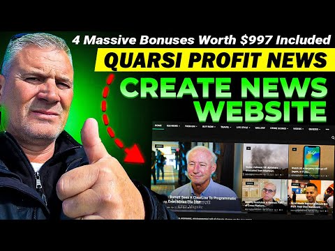 Quarsi Profit News Review: Best Automatic News Website Builder In 2024 [Video]