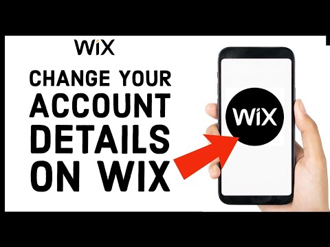 How to Change Your Account Details on Wix? Update Your Wix Account Information on PC (2024) [Video]