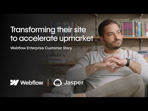 Transforming their site to accelerate upmarket | Webflow Enterprise Customer Story – Jasper [Video]