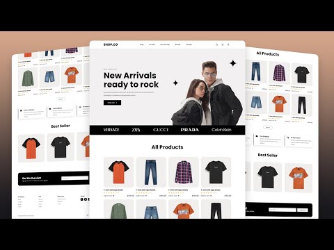How to Create a Complete Ecommerce Website using HTML CSS and JavaScript [Video]
