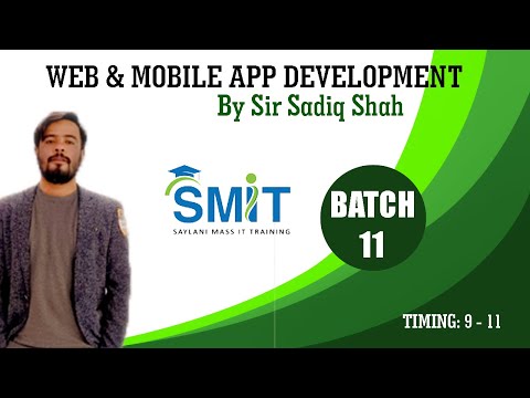 Responsive Web Header and Footer design using html CSS By Sir Sadiq Shah (1) [Video]