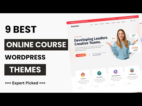 9 Best WordPress Themes for Online Courses 2024 | Best LMS WordPress Theme [Video]
