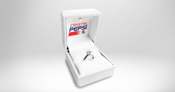 Crystal Pepsi Now Has Its Own Engagement Ring [Video]