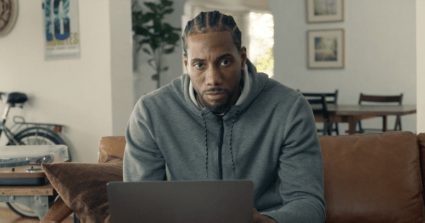 Stone-Faced NBA Superstar Kawhi Leonard Shows Some Personality Promoting Couponing Tech Honey [Video]