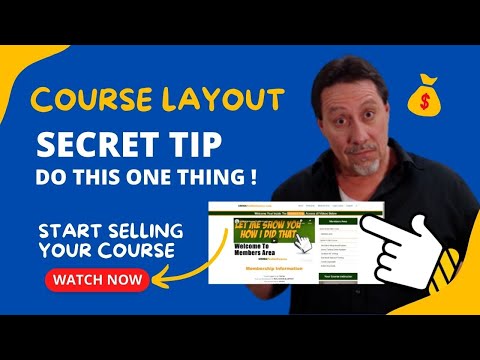 How To Create Your Course Layout Structure 🔐Secret Tip for Selling Courses Online Fast, 🎥🎥 [Video]