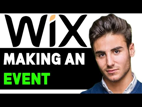 HOW TO MAKE AN EVENT ON WIX WEBSITE 2024! (FULL GUIDE) [Video]