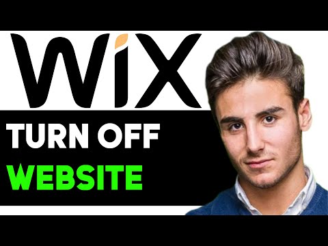 HOW TO TURN OFF WIX WEBSITE 2024! (FULL GUIDE) [Video]