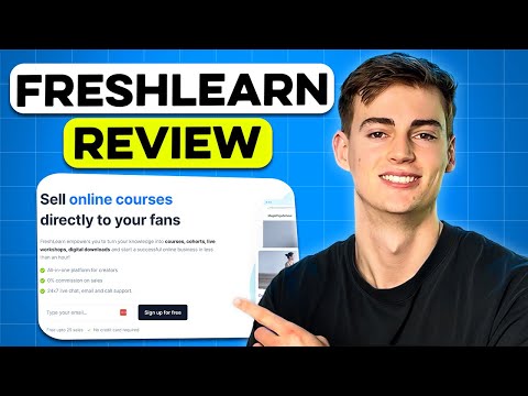 Freshlearn Review | How To Create an Online Course with Freshlearn [Video]