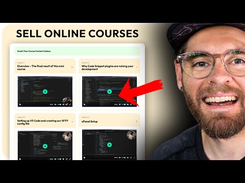 The NEW way to sell Online Courses with WordPress (no LMS needed) [Video]