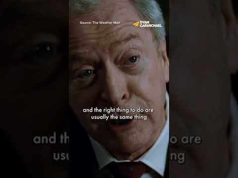 Nothing That Has Meaning Is Easy | Michael Caine [Video]