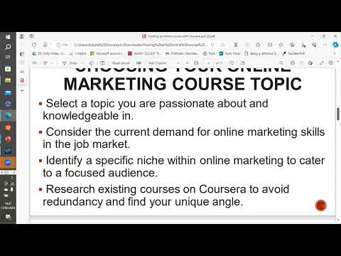 Couresa course creation training2 [Video]