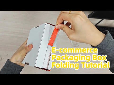 ecommerce packaging box folding tutorial [Video]
