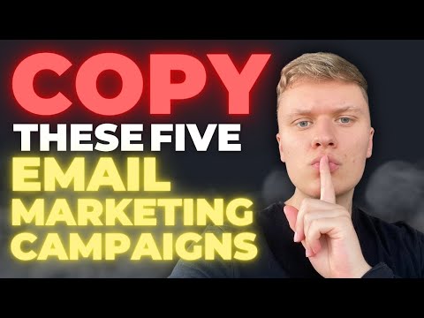 5 Email Marketing Campaign Ideas You Can Steal TODAY [Video]