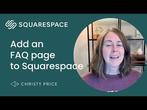 Add an FAQ Page to Squarespace Tutorial 2024 [Video]