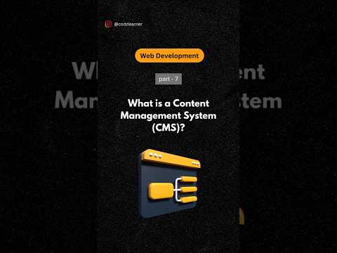 What is a Content Management System (CMS)🛠️🤔 | [Video]