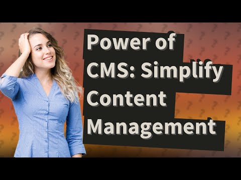 What does CMS stand for? [Video]