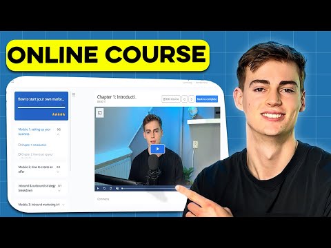 How To Create an Online Course in 6 steps (2024) [Video]