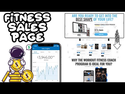 Build A Fitness Business Course With A Custom Made Sales Page Funnel NOT USING CLICK FUNNELS [Video]