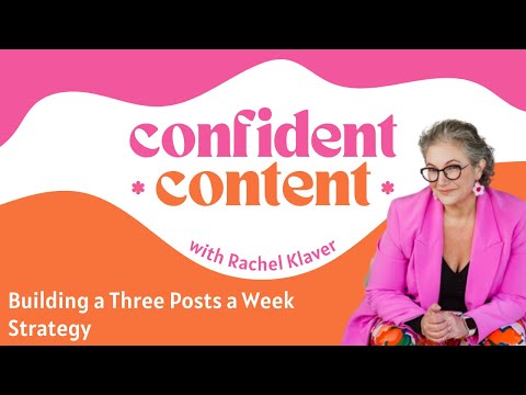 Confident Content: Building a Three Posts a Week Strategy [Video]
