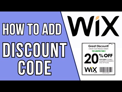 How To Add a Discount Code To Your Wix website (2024) [Video]