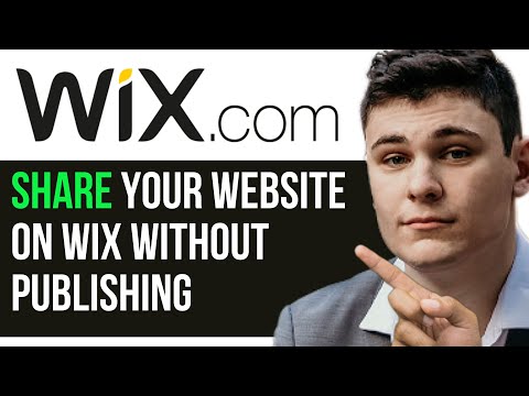 HOW TO SHARE YOUR WEBSITE ON WIX WITHOUT PUBLISHING 2024! (FULL GUIDE) [Video]
