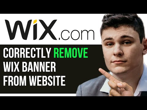 HOW TO CORRECTLY REMOVE WIX BANNER FROM WEBSITE 2024! (FULL GUIDE) [Video]