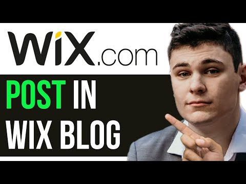 HOW TO POST IN WIX BLOG 2024! (FULL GUIDE) [Video]