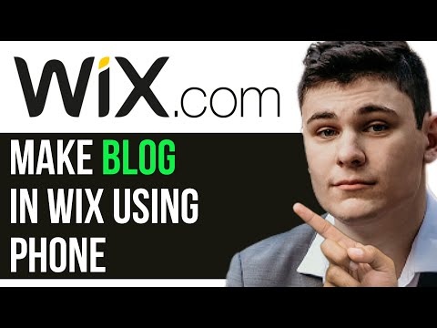 HOW TO MAKE BLOG IN WIX USING PHONE 2024! (FULL GUIDE) [Video]