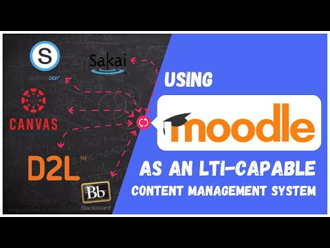 Using Moodle LMS as an LTI-Capable Content Management System [Video]