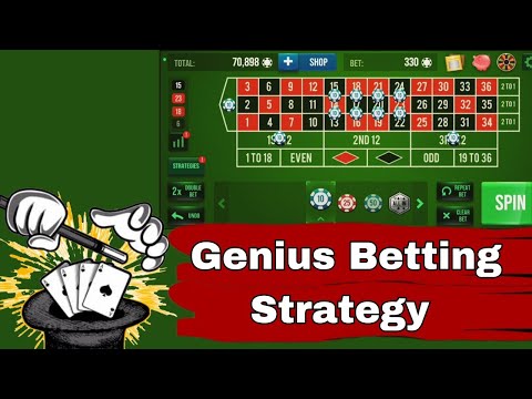 Genius Betting Strategy at Roulette| Roulette strategy to win. [Video]