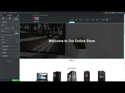 Designing the header of homepage | Project 4 – eCommerce Website using WordPress | Lesson 90 [Video]