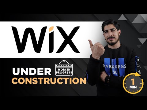 How To Put Wix Website Under Construction 2024 | Put Wix Website Under Maintenance [Video]