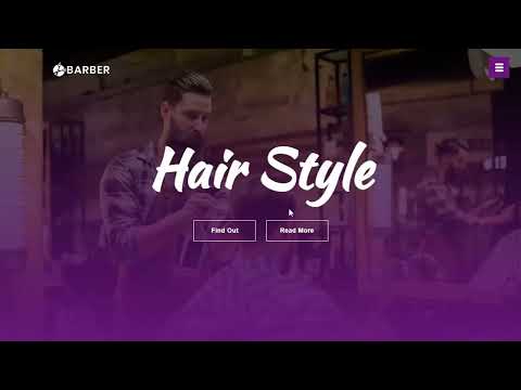 Fully Responsive Barber Website Design [Video]
