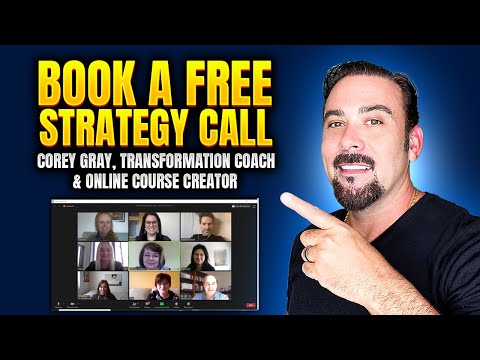 Book a FREE 15 Minute “Online Course Creation” Strategy Call with Me!  [Video]