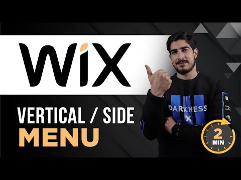 How To Create Vertical Menu In Wix 2024 | Add Side Menu In Wix | Wix Side Menu [Video]