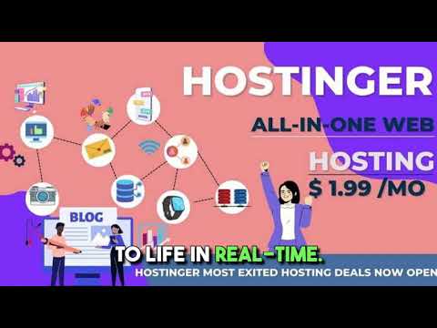 Exploring Hostinger’s Web Hosting and Website Builder. [Video]