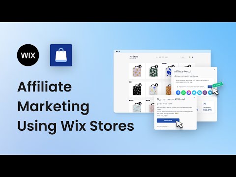 How to create an Affiliate Marketing Program for Wix Stores [Video]