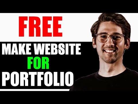 MAKE FREE WEBSITE FOR PORTFOLIO 2024! (1 MIN) [Video]